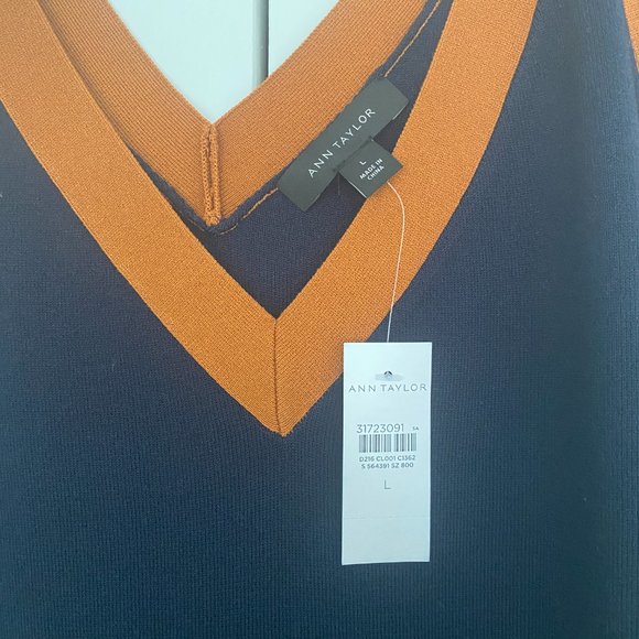 Ann Taylor A Line Midi Knit Dress - Picture 2 of 4